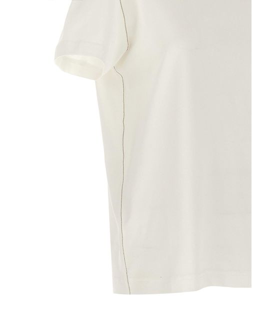'Filo Diamante' Camiseta Fabiana Filippi de color White