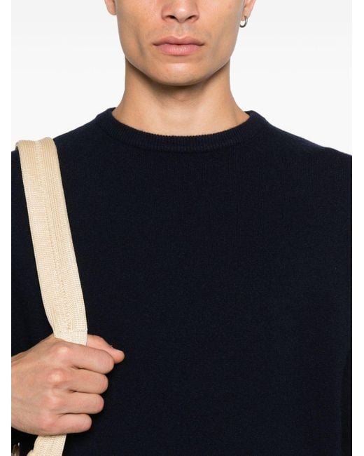 Extreme Cashmere Blue Cashmere Crewneck Sweater