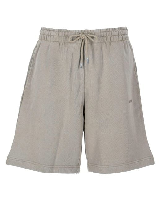 Boss Gray Cotton Shorts
