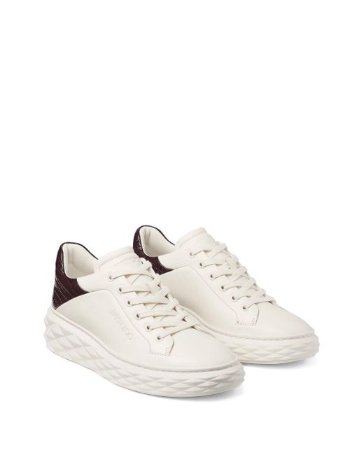 Jimmy Choo White Diamond Shoes