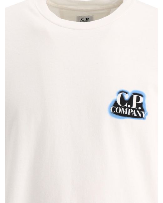 C.P. T-shirt de la société "Sailor britannique" C P Company pour homme en coloris White