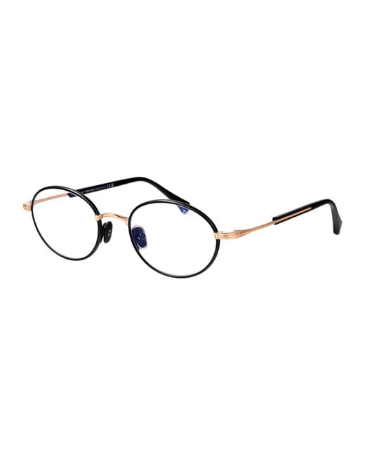 Tom Ford Black Round Optical Ft5973 B 005 for men