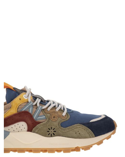Flower Mountain Yamano 3 Turnschuhe im Wildleder und technischen Stoff in Multicolor für Herren