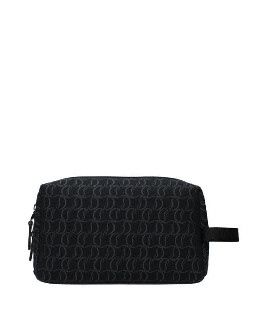 Louboutin Black Beauty Case Fabric