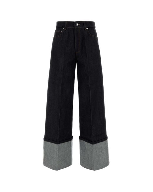 Givenchy Black Denim Wide-leg Jeans