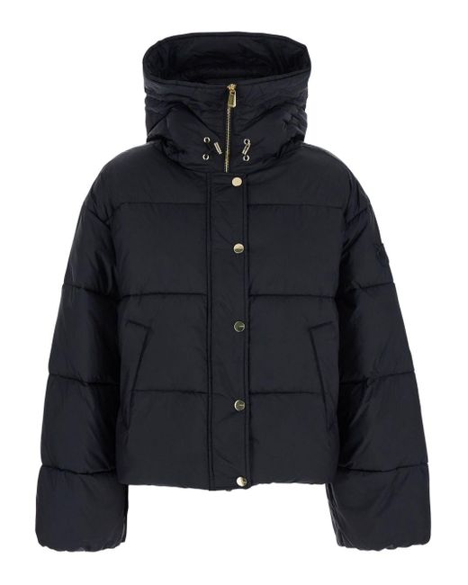 Pinko Donsjack Met Capuchon in het Black