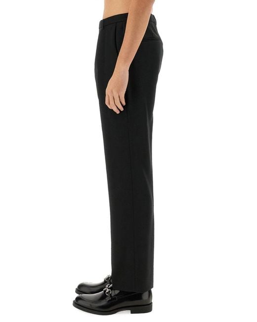 Gucci Black Pants "Mini Gg" for men