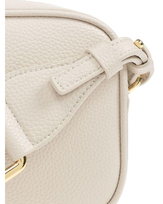 Emporio Armani Natural Umhängetasche mit Logo-Stempel