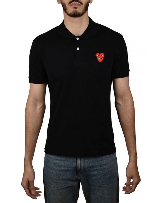 Comme des Garçons Black Polo Shirt
