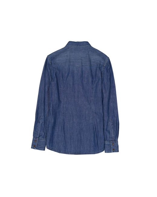 Dolce & Gabbana Denim Shirt in het Blue