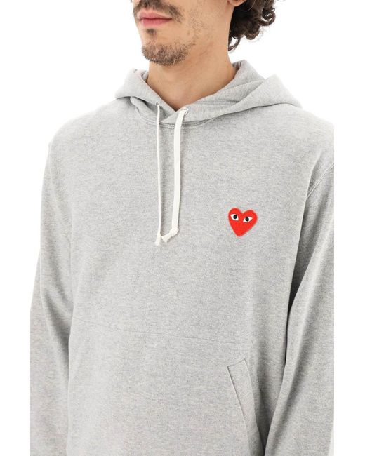 Hoodies and sweatshirts Comme des Garçons PLAY Full Zip Hoodie White