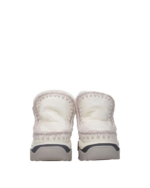 Mou White Boots Leather/Cream for men