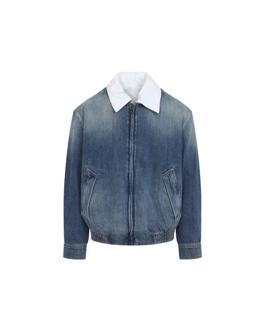 Loewe Blue Zip Up Jacket
