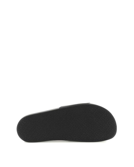 DSquared² Pantoletten aus Gummi mit -Logo in Black für Herren