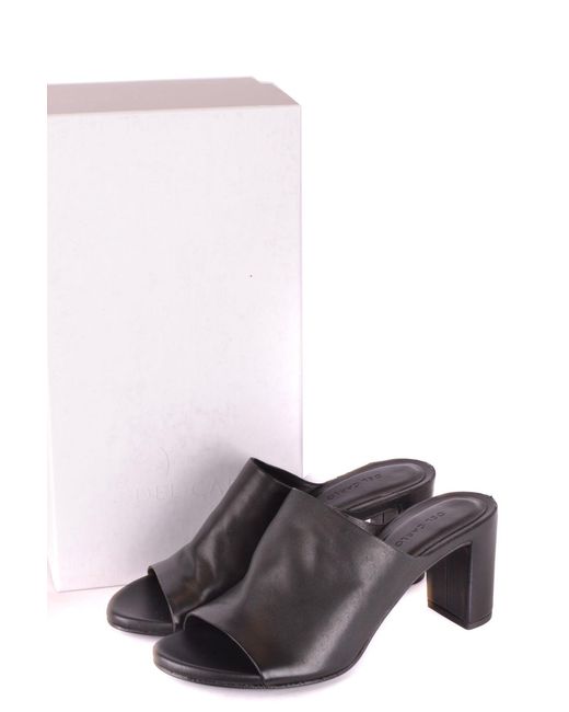 Roberto Del Carlo Black Sandals