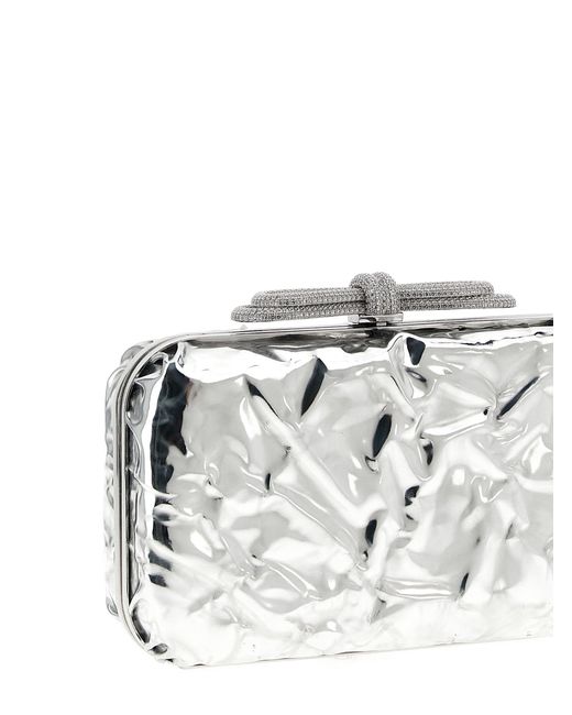 Mach & Mach 'double Bow Wrapped Mirror' -koppeling in het Gray