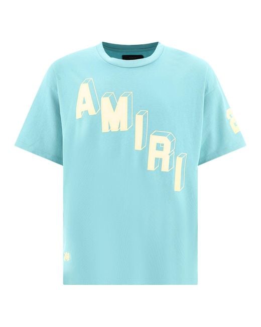 Amiri Hockey Skater T-Shirt in Blue für Herren