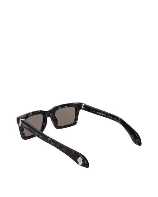 McQueen Gray Alexander Mc Queen Sunglasses/ Acetate