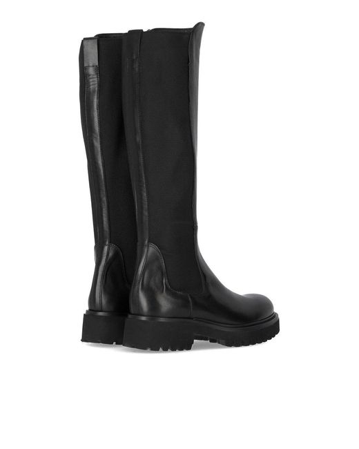 Guglielmo Rotta Black Ranch Boot for men