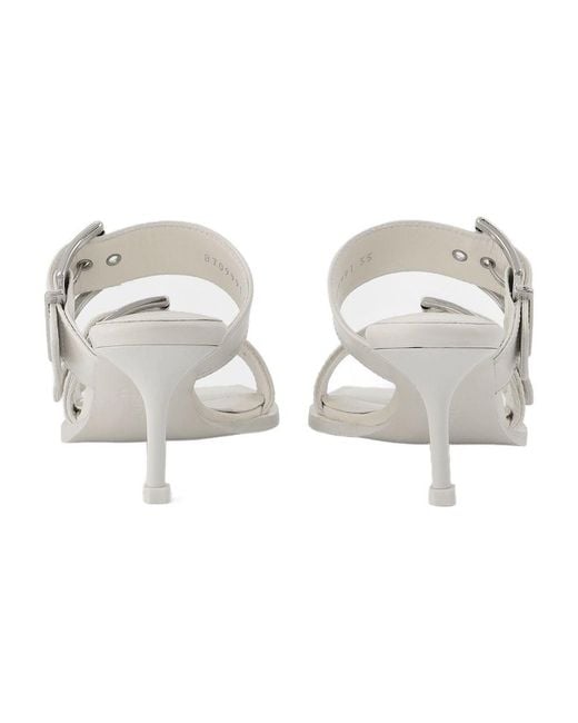 McQueen Metallic Sandals