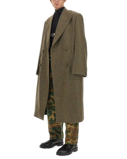 Givenchy Green Oversize Coat for men