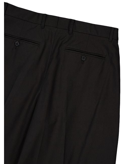 Givenchy Black Cotton Trousers for men