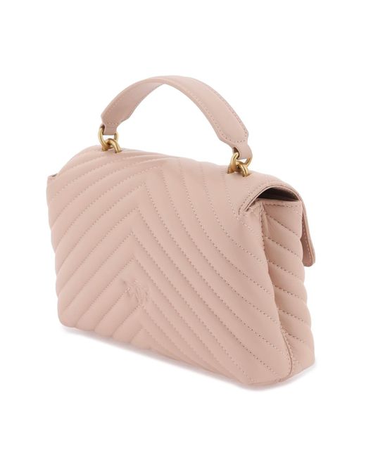 Mini Lady Love Puff Bag Bag Pinko de color Pink