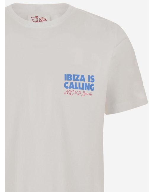 Mc2 Saint Barth White T-Shirt Cotton for men