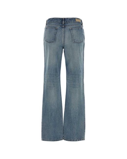McQueen Blue Denim Trousers*3