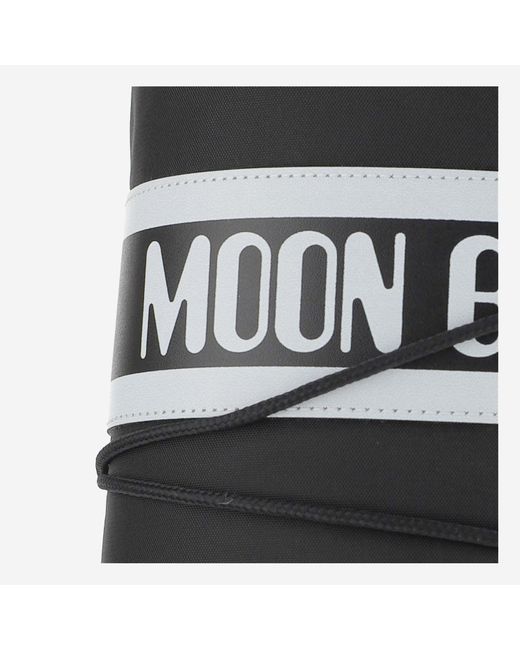 Bottes High Boots en nylon en nylon Moon Boot en coloris Black