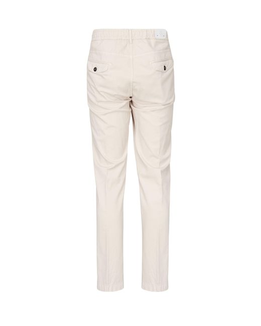 Eleventy Sandfarbene Drawstring-Hosen Mit Taschen in Natural für Herren