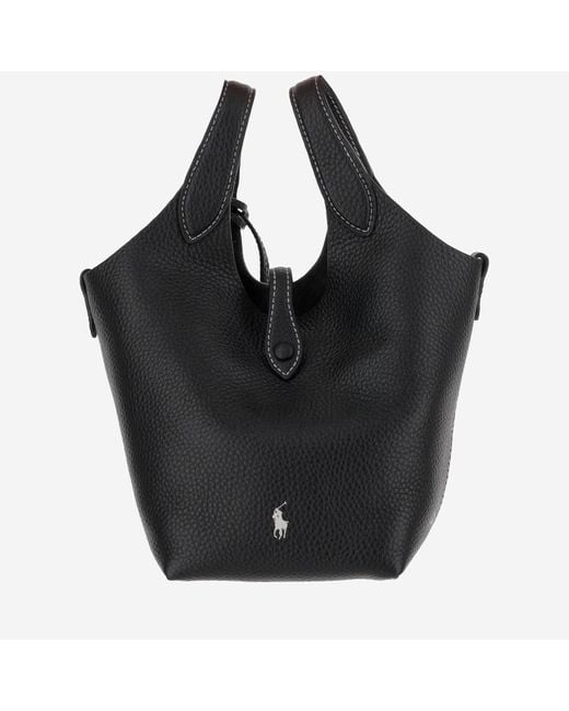 Polo Ralph Lauren Black Small Polo Play Tote