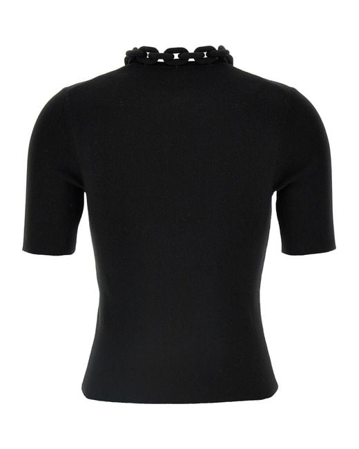 Rabanne Black Chain T-Shirt