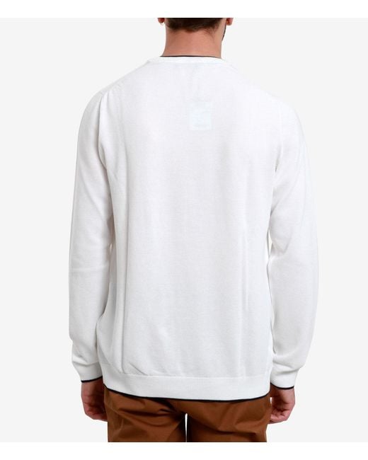 Fay White Sweaters for men