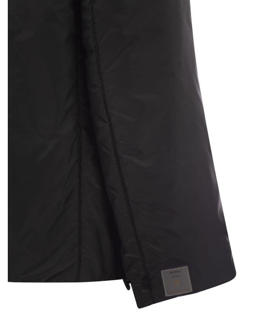 Max Mara Black Greenh Drip Proof Canvas Travel Jacket