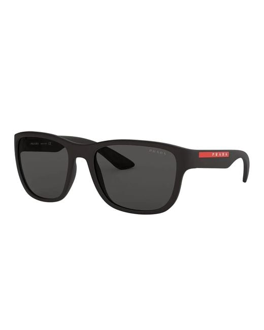 Prada Linea Rossa Black Ps01 Us Sunglasses