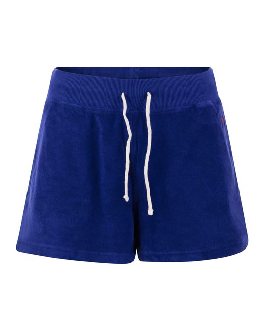 Polo Ralph Lauren Spons Shorts Met Trekkoord in het Blue