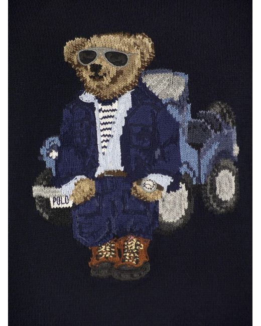 Suéter de oso de polo de Polo Ralph Lauren de color Blue