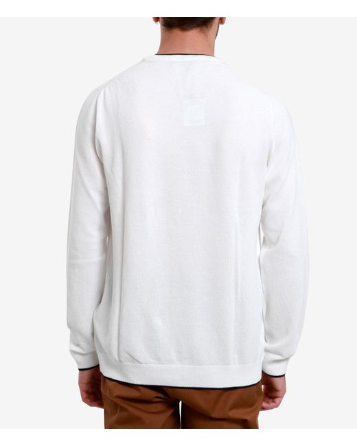 Fay Sweaters in White für Herren