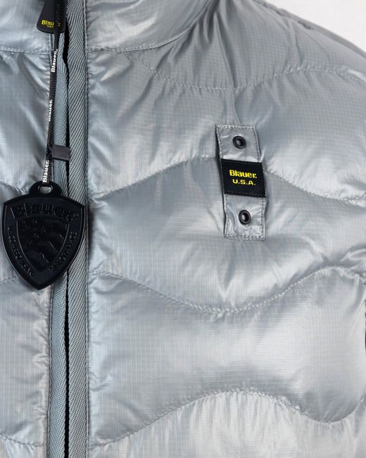 Blauer Gray Smanicato Ad Onde Danny Grigio