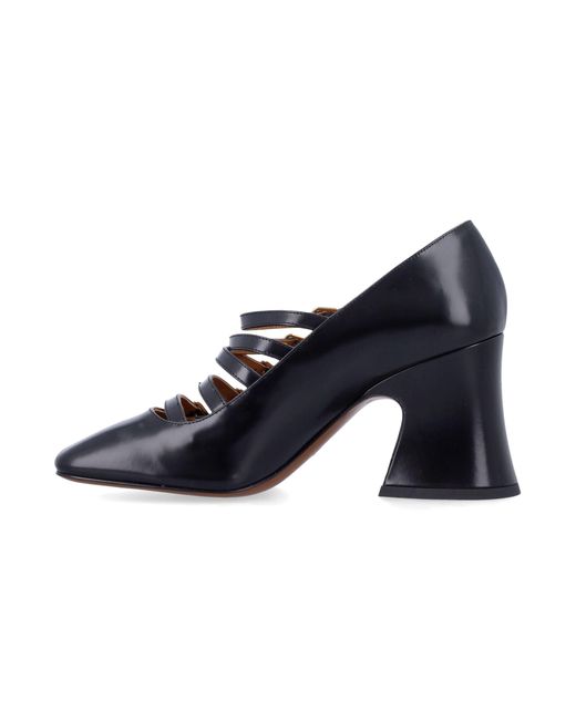 Chloé Blue Flat Shoes
