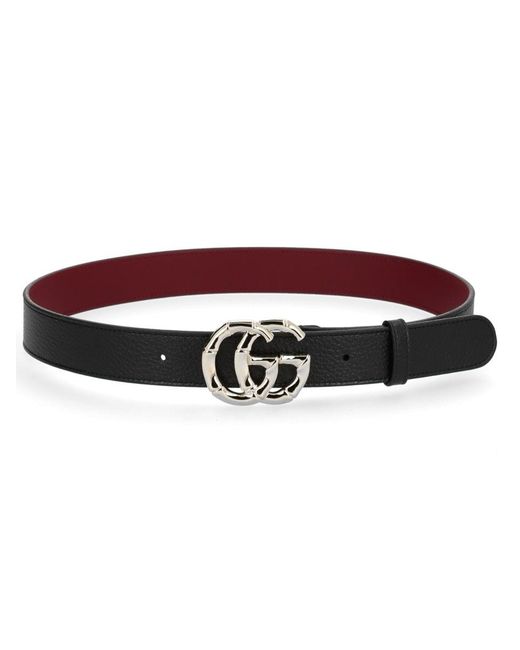 Gucci Red Gg Marmont Belt