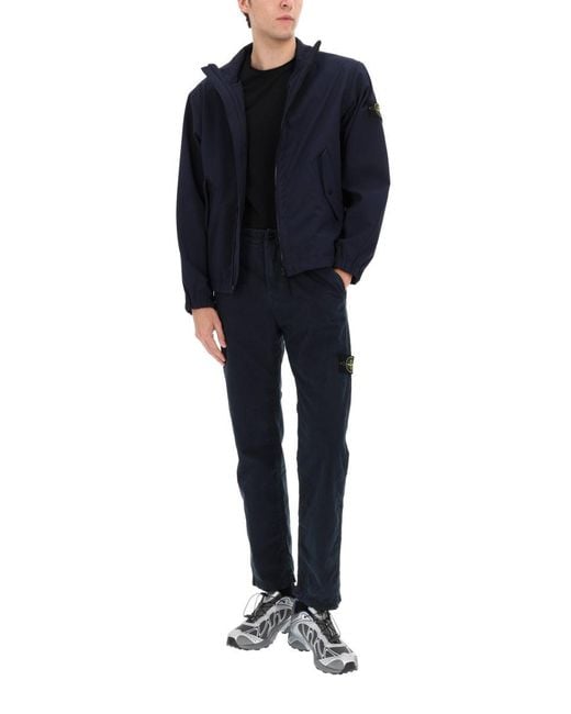 Stone Island Blue Light Soft Shell-R E. Dye Technology for men