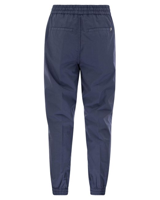 Pantalones de jogger de algodón Alba Dondup de color Blue