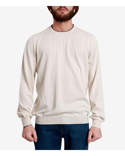 Fay White Sweaters for men