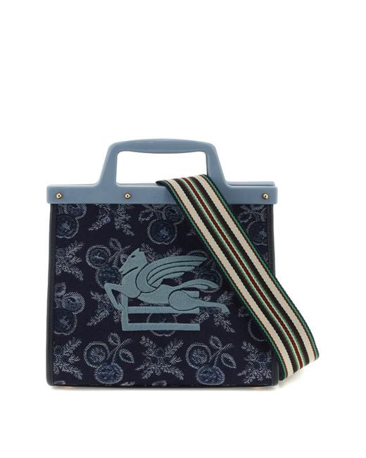 Etro 'love Trotter' Tote Bag in Blue | Lyst
