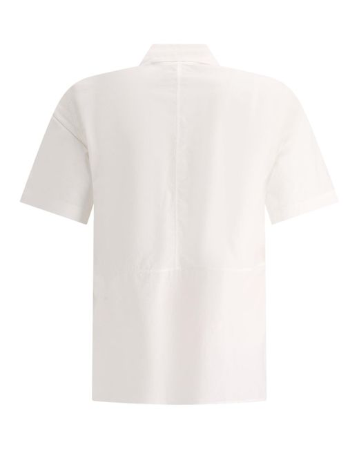 C.P. Chemise de poplin avec des poches C P Company pour homme en coloris White