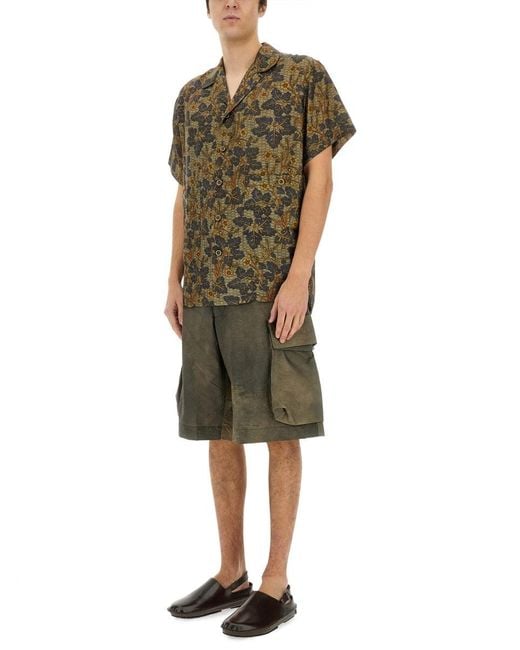 Uma Wang Green "Terry" Shirt