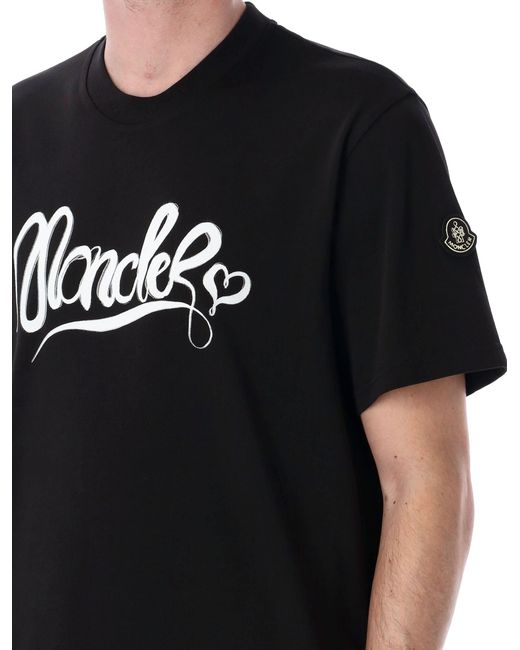 Moncler x Edward Enninful Black T Shirts And Polos