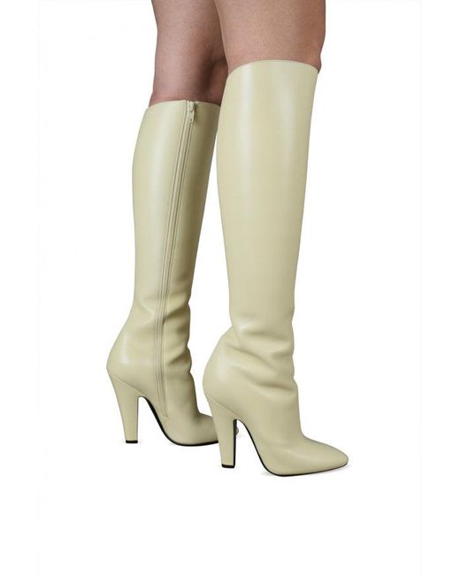 Saint Laurent White 68 Boots